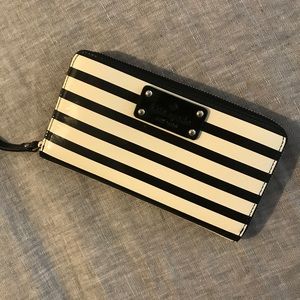 NWT kate spade Striped Wallet